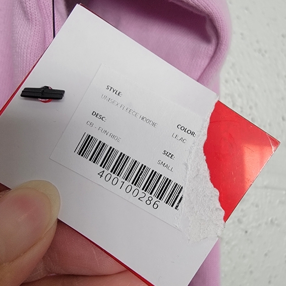 NWT Cyclebar Pink Fun Ride Hoodie - Picture 3 of 5